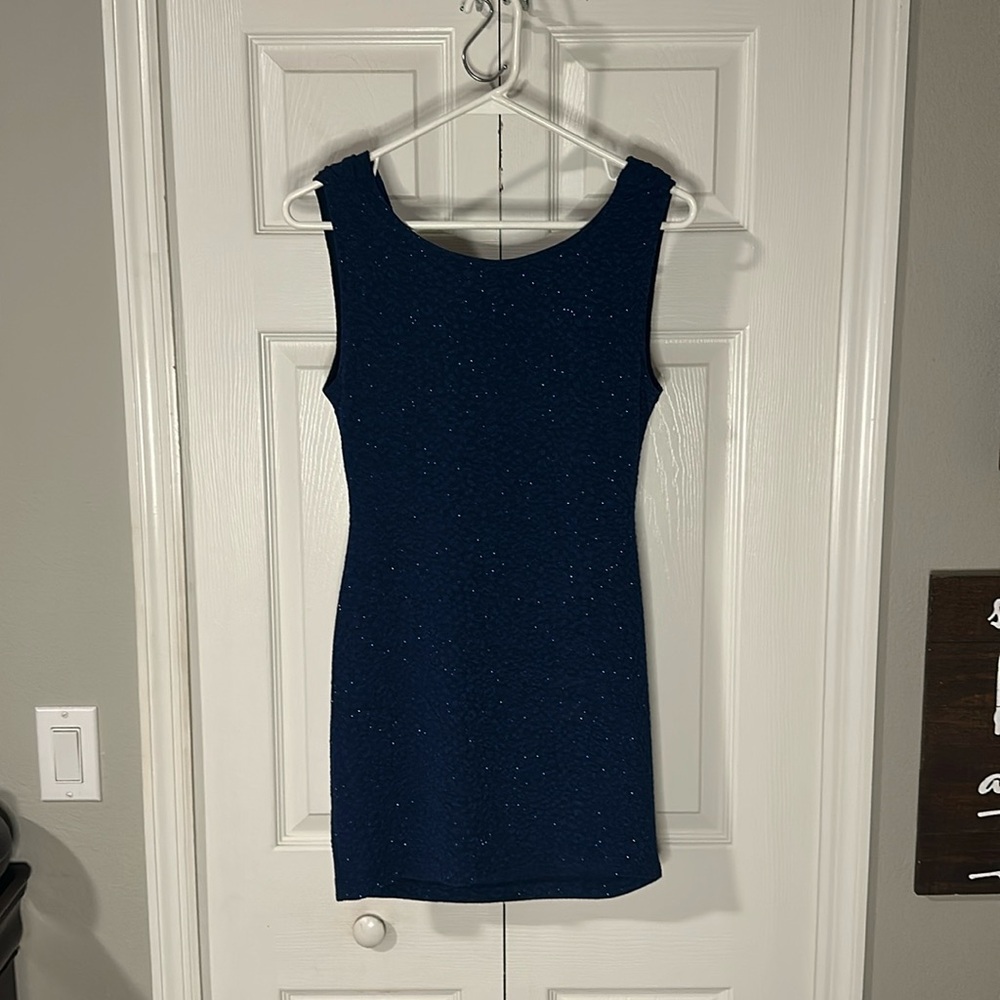 Navy Cocktail or Homecoming Dress M
